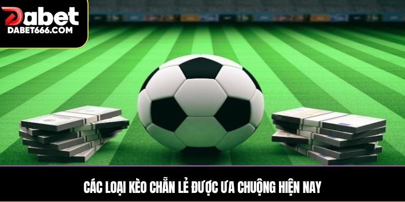 Các loại kèo chẵn lẻ được ưa chuộng hiện nay